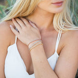 Tivoli crystal tennis toggle bracelet (silver) - Liberty in Love
