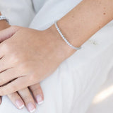 Tivoli crystal tennis toggle bracelet (silver) - Liberty in Love
