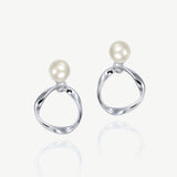 Turin pearl hoop earrings - Liberty in Love