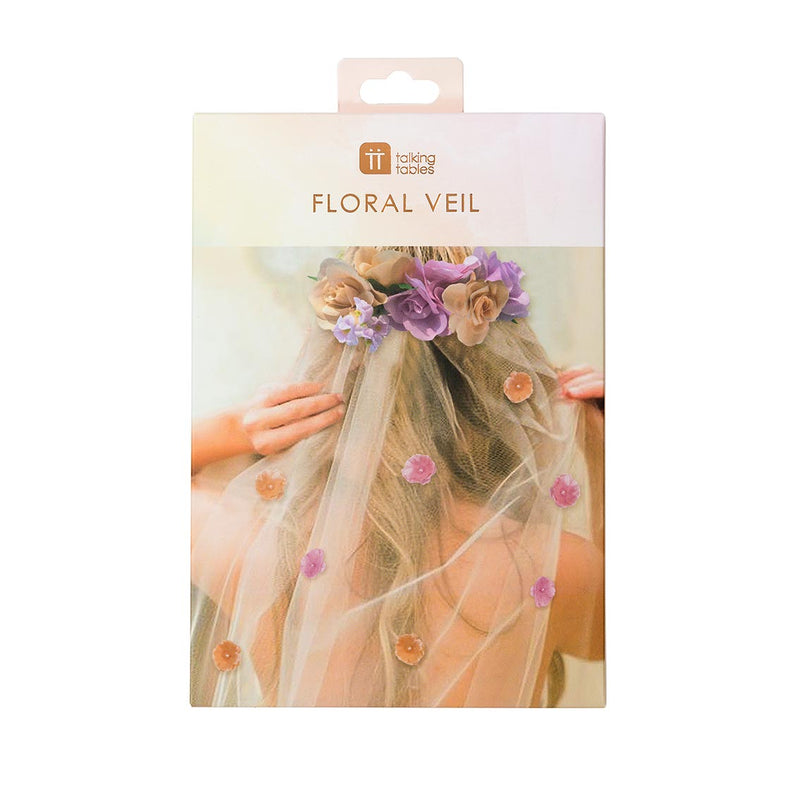 Floral hen party veil - Liberty in Love