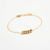 'Wifey' letter beaded gold dipped bracelet - Liberty in Love