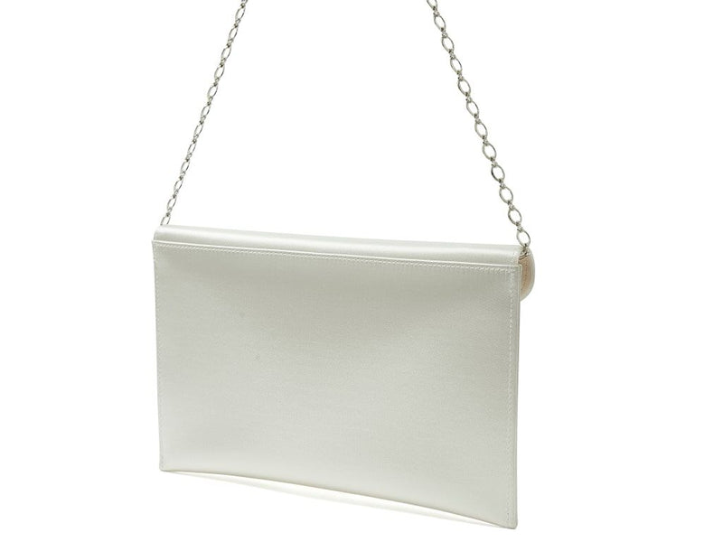 Hattie ivory satin envelope bridal clutch bag - Liberty in Love