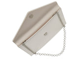 Hattie ivory satin envelope bridal clutch bag - Liberty in Love