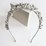 Cressida double crystal band crown