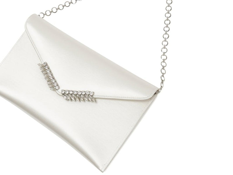 Nova crystal leaves envelope clutch bag - Liberty in Love