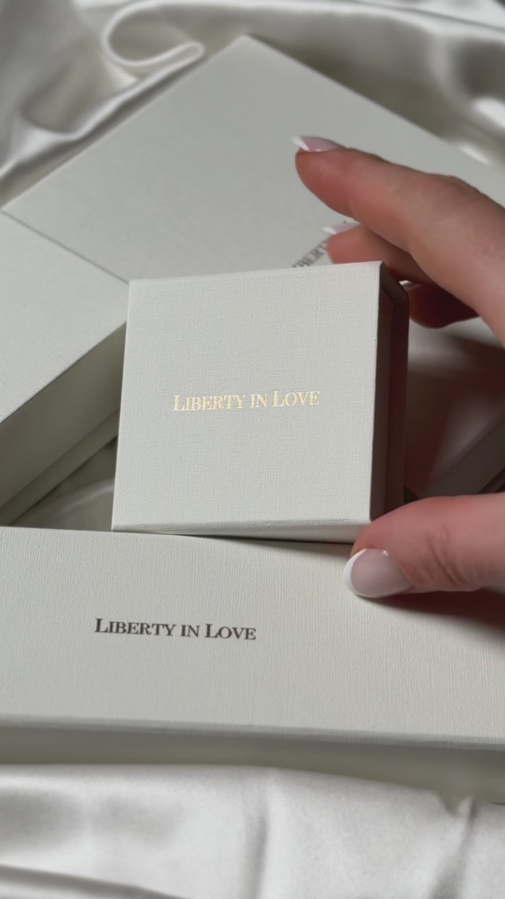 Liberty in Love luxury bridal jewellery packaging