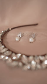 Bocheron freshwater pearl drop earrings