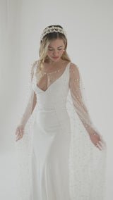 Ella double pearl band crown