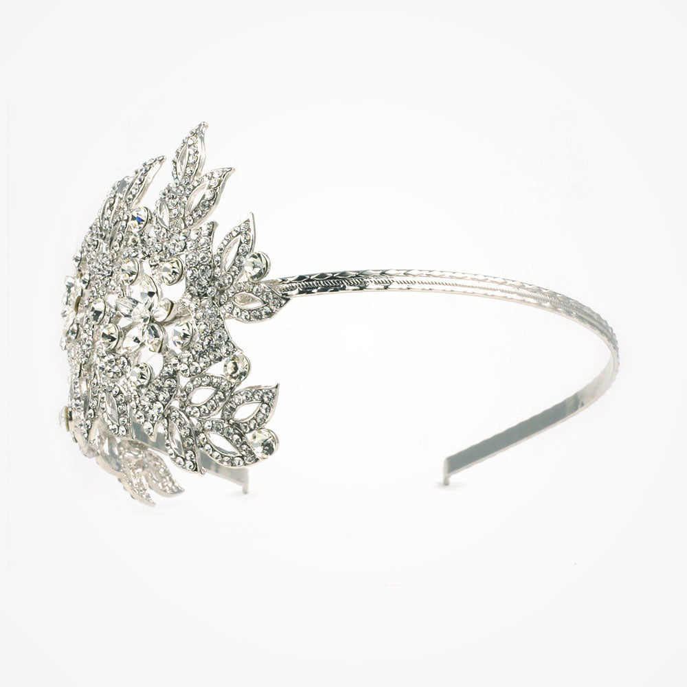 Cristalle side tiara band