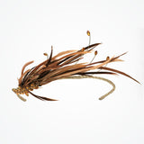 Amber feather and swarovski fascinator band - Liberty in Love