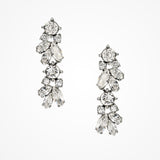 Crystal cluster drop earrings - Liberty in Love