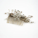 Fairytale beaded flower wedding comb - Liberty in Love