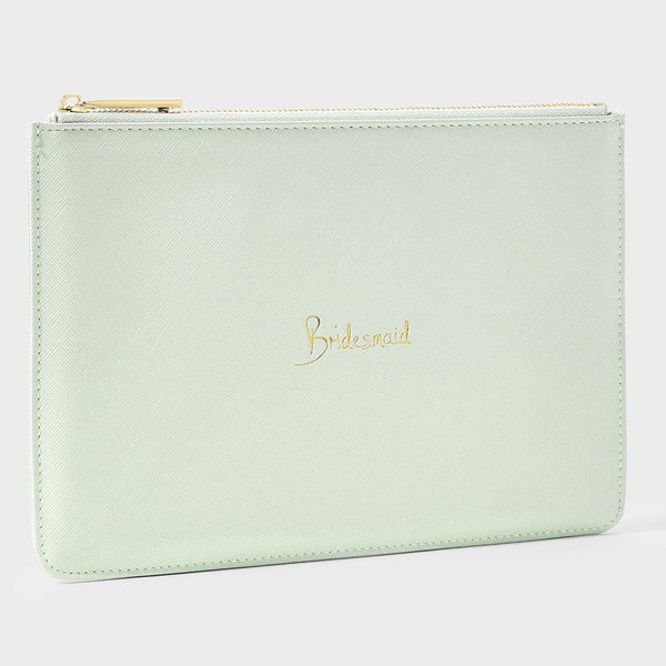 Katie Loxton Perfect Pouch Bridesmaid in Sage Green Liberty in