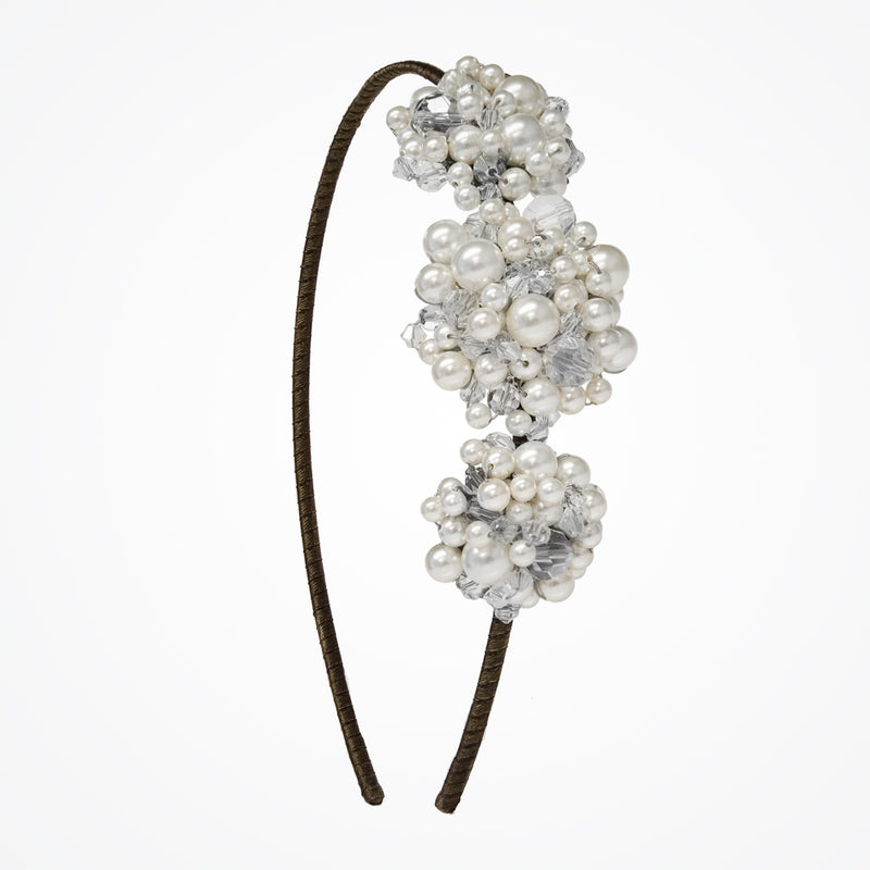 Hollywood pearl cluster headdress - Liberty in Love