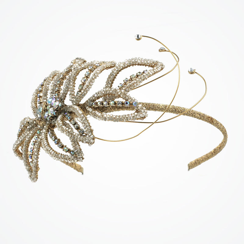 Fairytale beaded leaf headband - Liberty in Love