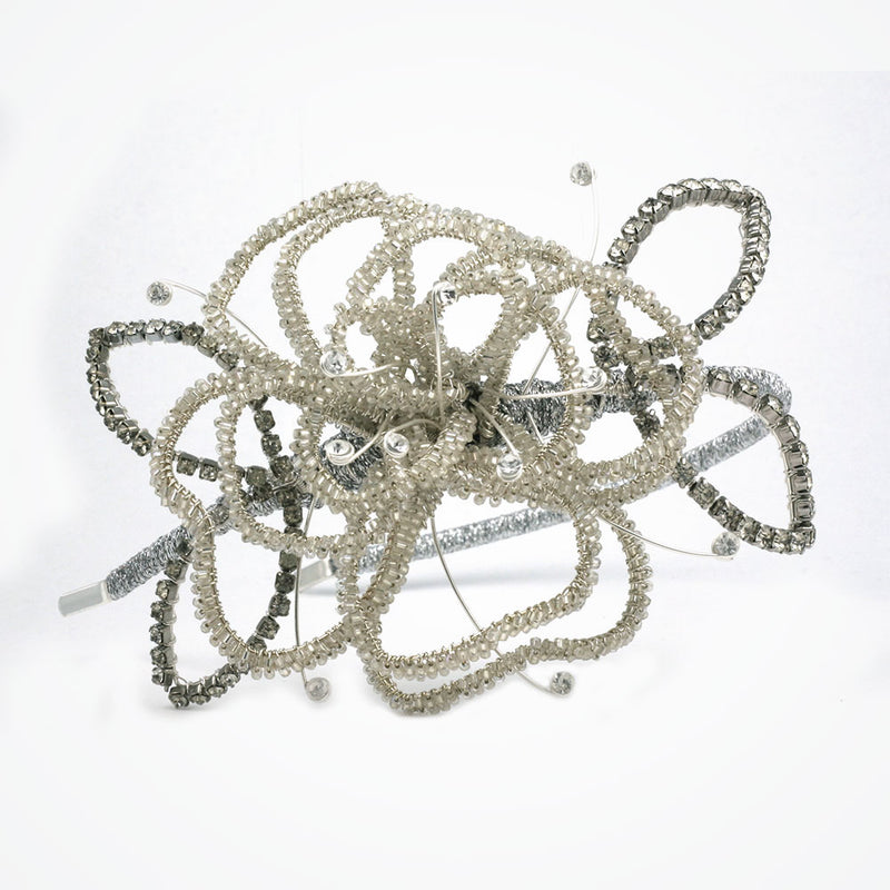 Wonderland beaded oversized bloom headband - Liberty in Love