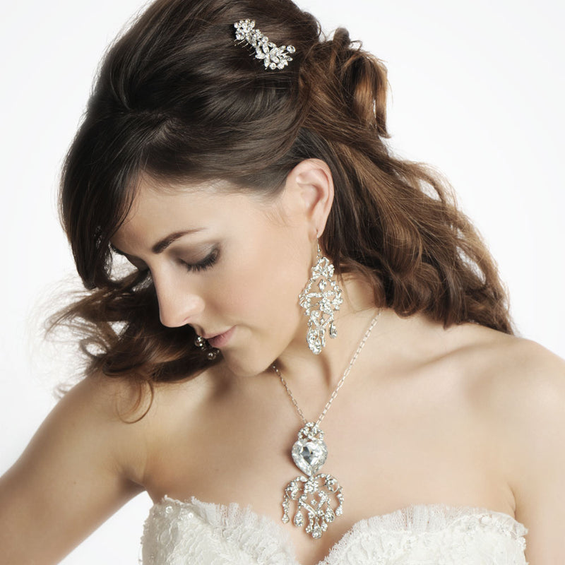Memphis swarovski crystal heart necklace - Liberty in Love