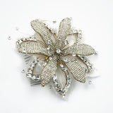 Amaryllis vintage beaded flower headpiece - Liberty in Love