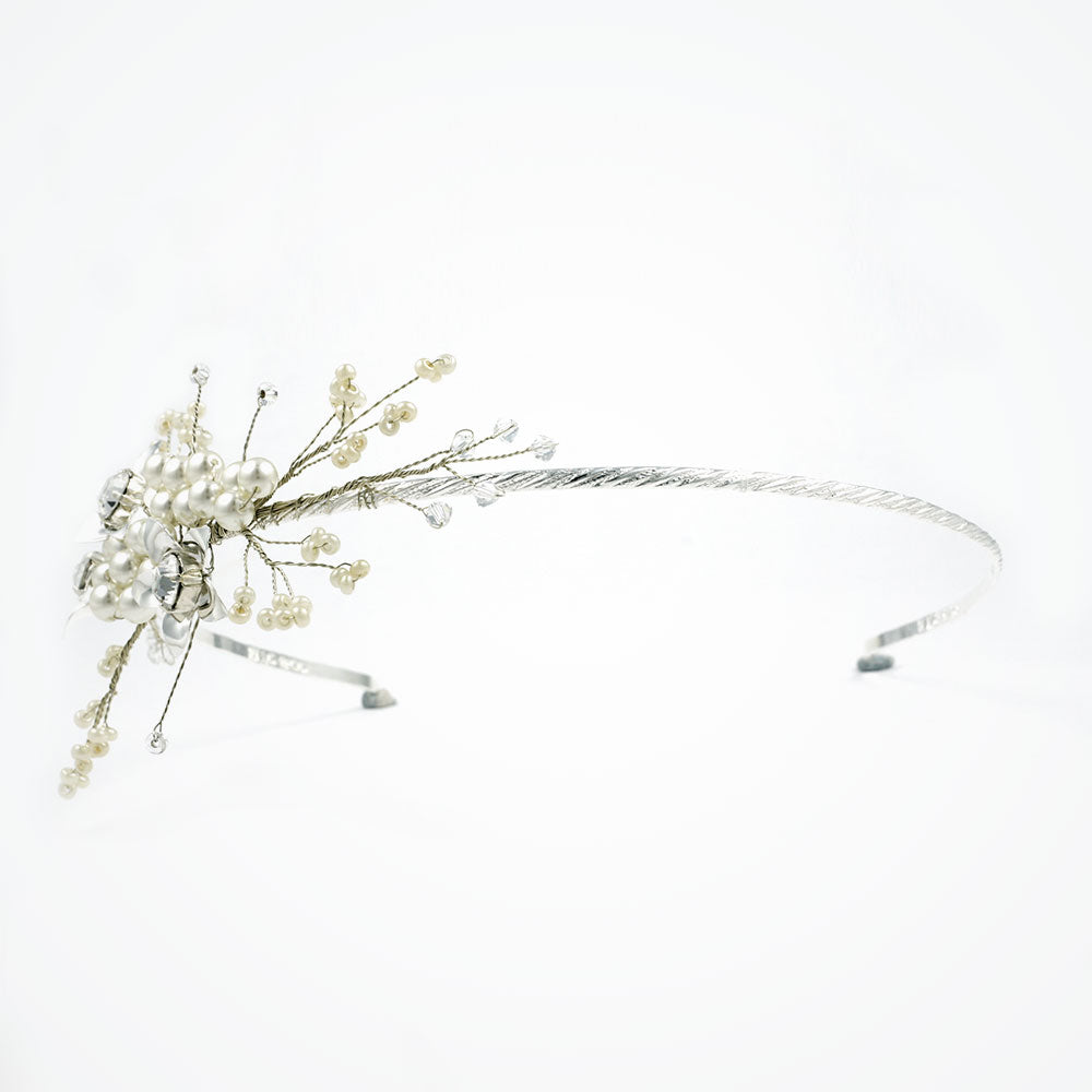 Nessa side tiara headband