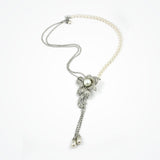 Silk pearl necklace - Liberty in Love