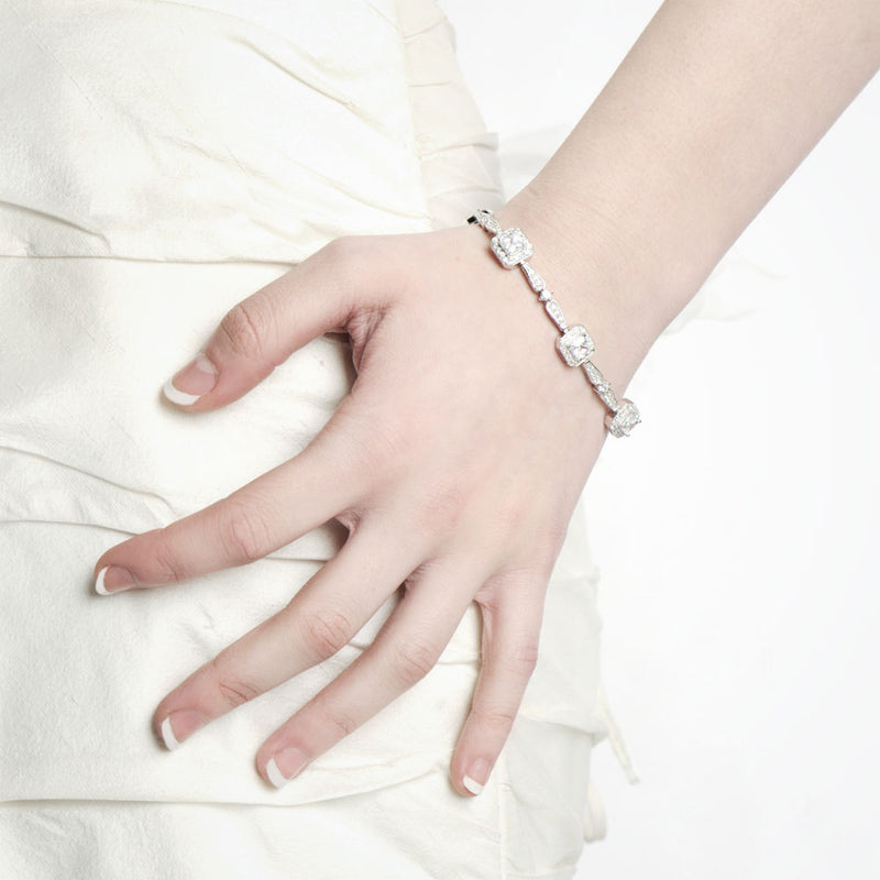 Square crystal bracelet - Liberty in Love