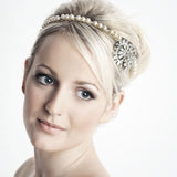 Vintage hollywood brooch pearl headband - Liberty in Love