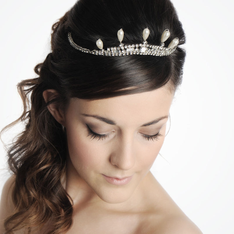 Vintage hollywood crown jewels tiara - Liberty in Love