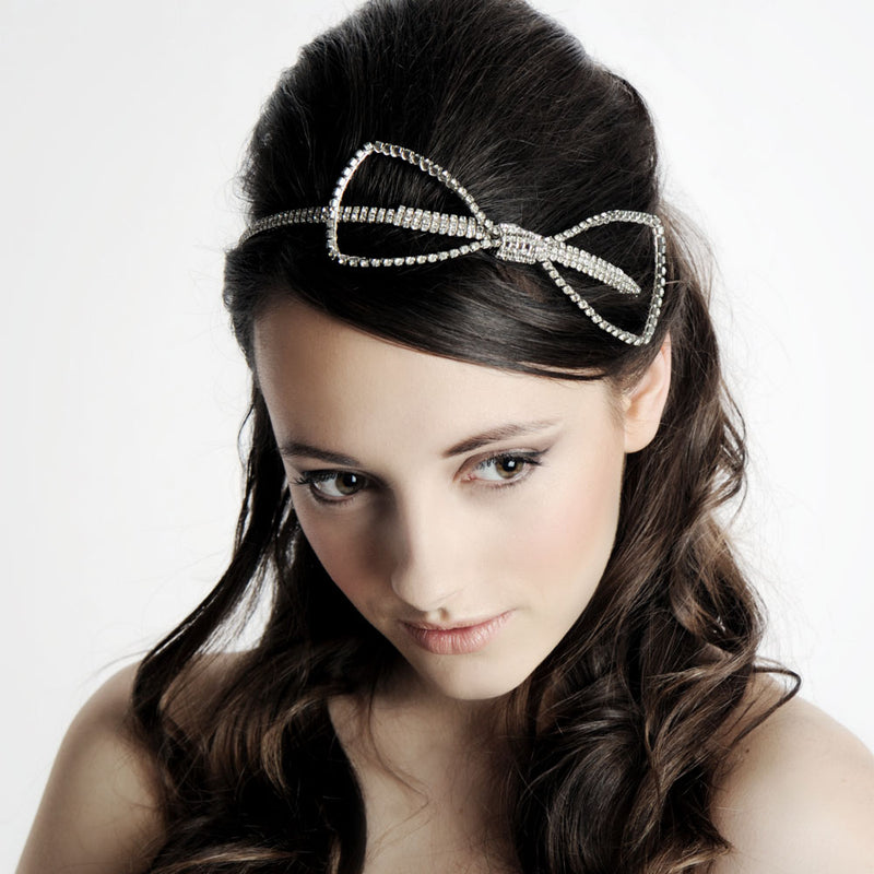 Vintage hollywood 'take a bow' side headband - Liberty in Love