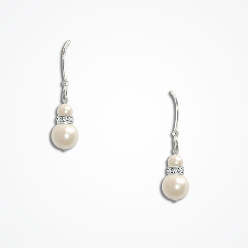 Divine pearl and diamante earrings - Liberty in Love
