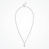 Crystal elegance pearl pendant necklace - Liberty in Love