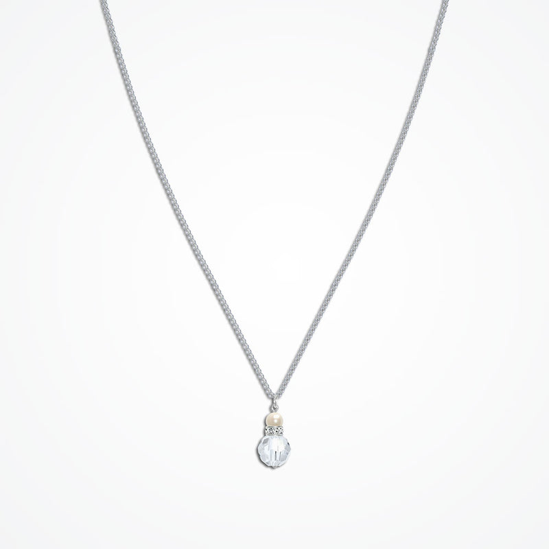 Eva pearl and swarovski crystal pendant - Liberty in Love