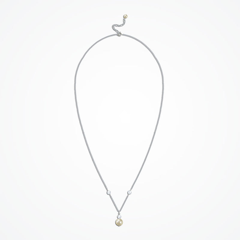 Florence pearl and swarovski pendant - Liberty in Love