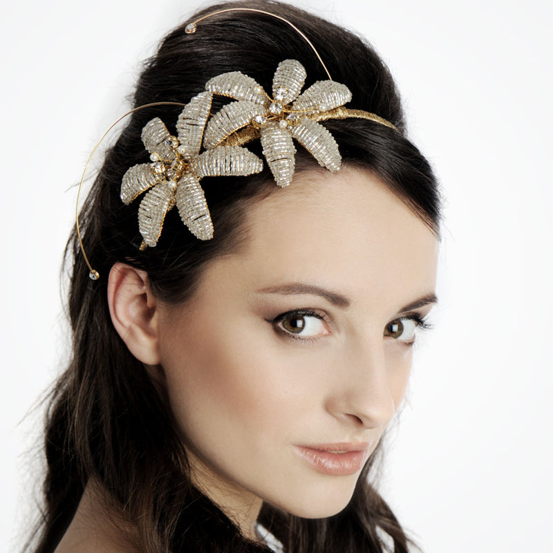 Fairytale beaded secret garden headband - Liberty in Love