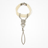 Bell crystal pearl hand bracelet - Liberty in Love