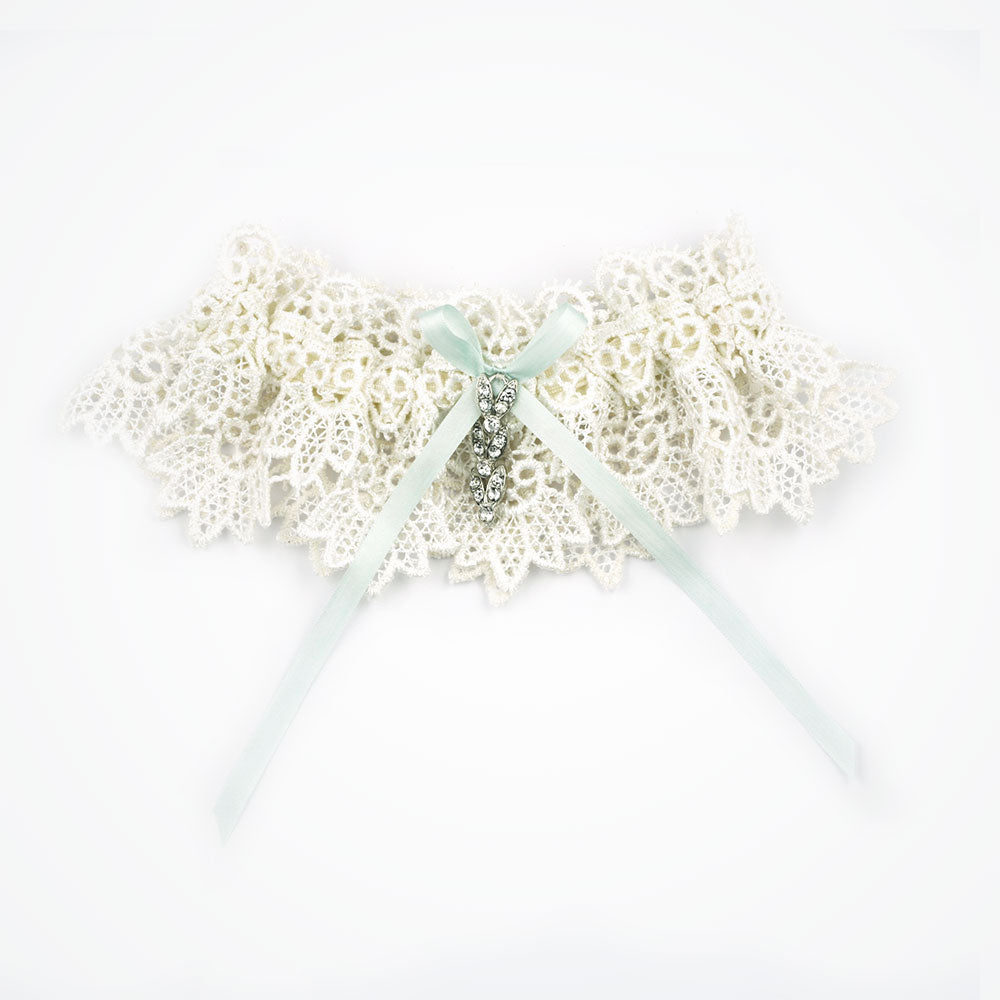 Forever wedding garter