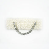 Romance vintage ruffled lace garter with rhinestone trim - Liberty in Love