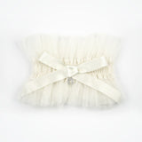 Ethereal luxury tulle garter  with crystal charm - Liberty in Love