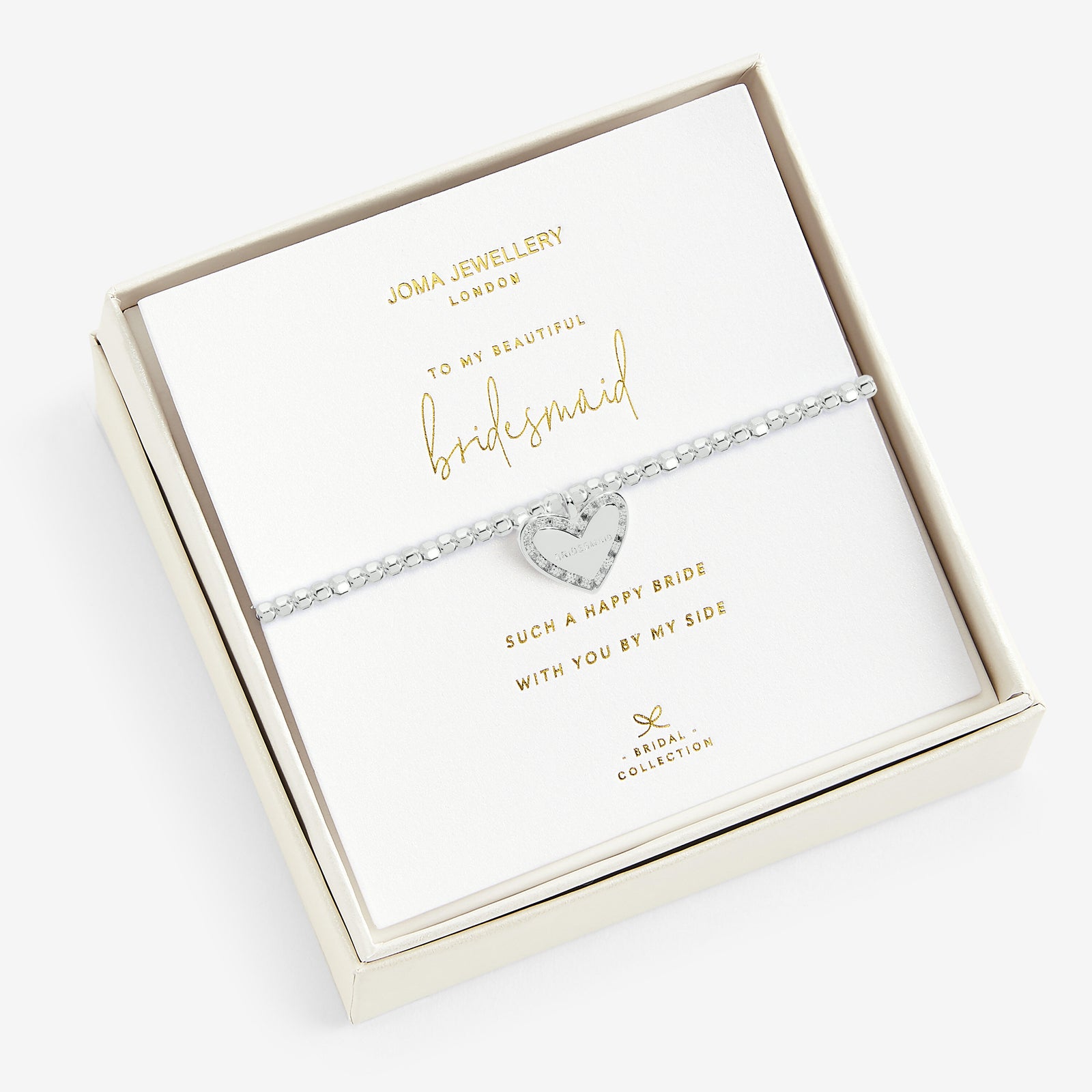 Beautiful bridesmaid bracelet (Boxed bridal collection) Joma