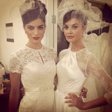 Double tulle and net birdcage veil - Liberty in Love
