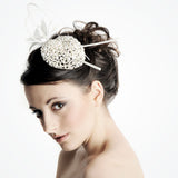 Happy pearl wedding fascinator - Liberty in Love