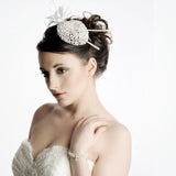 Happy pearl wedding fascinator - Liberty in Love