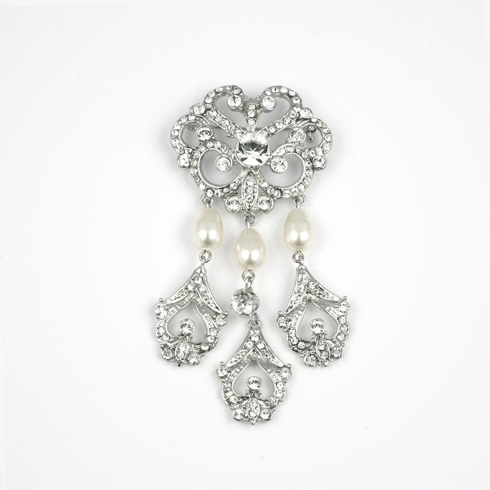 Hayworth pearl brooch