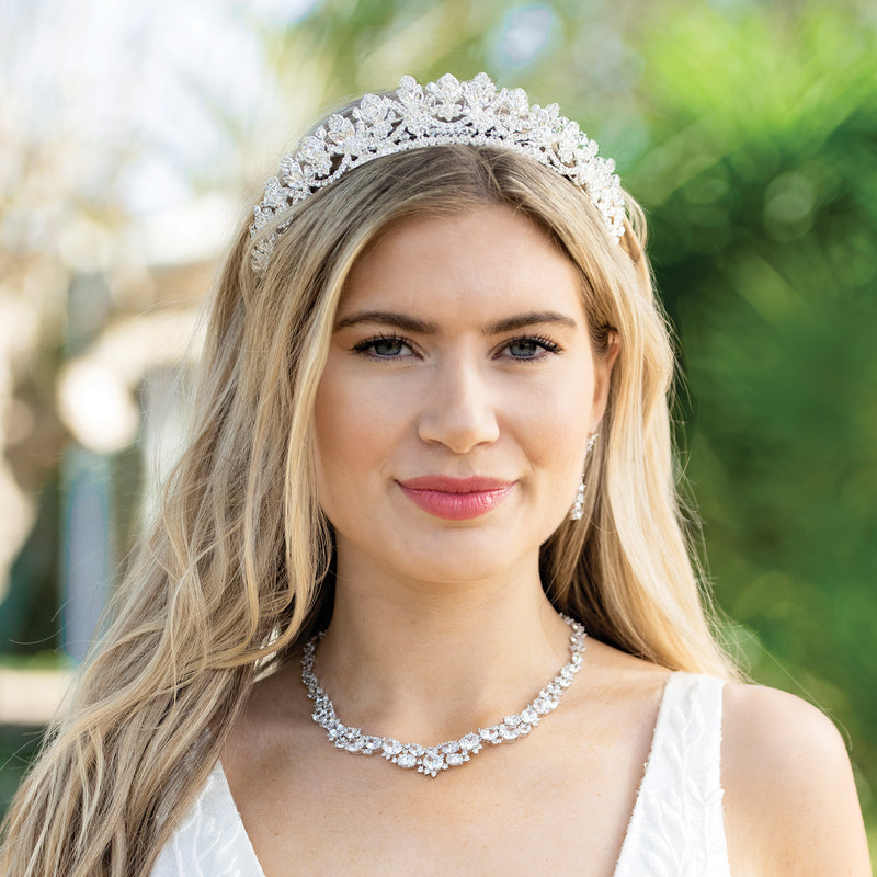 Alexandra crystal regal bridal tiara - Liberty in Love