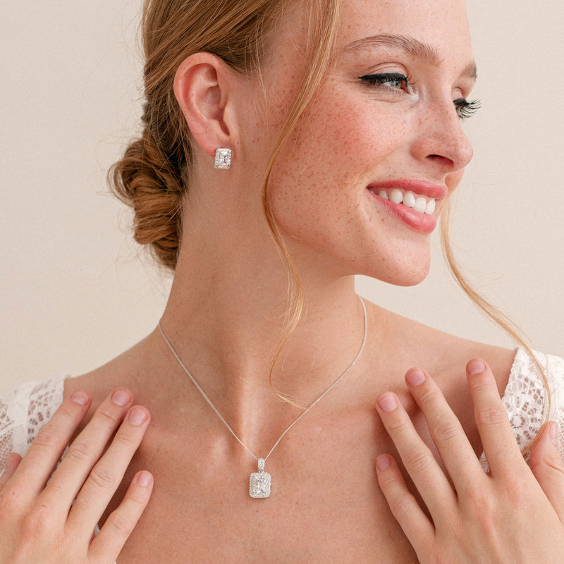 Donna Art Deco Earrings - Wholesale bridal hair accessories & wedding jewellery  UK