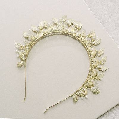 Aurelia gilded leaves headband - Liberty in Love