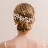Aurelia silver leaves half halo - Liberty in Love