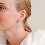 Aurora teardrop earrings (gold) - Liberty in Love