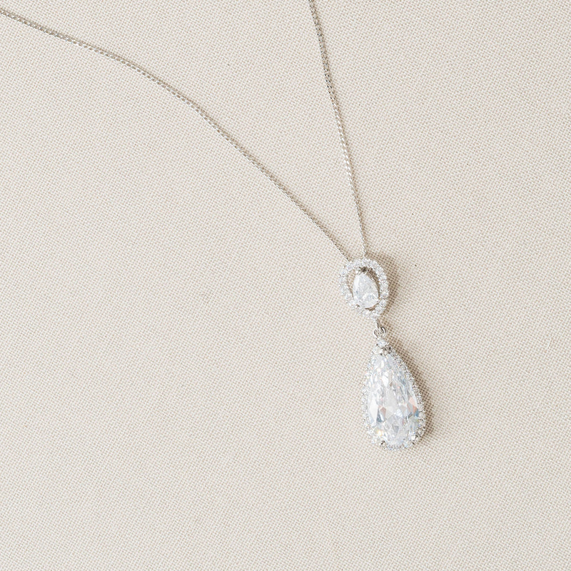 Bacall crystal pendant necklace - Liberty in Love