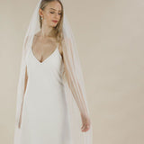 Blazing star diamante embellished long veil - Liberty in Love