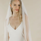 Blazing star diamante embellished long veil - Liberty in Love